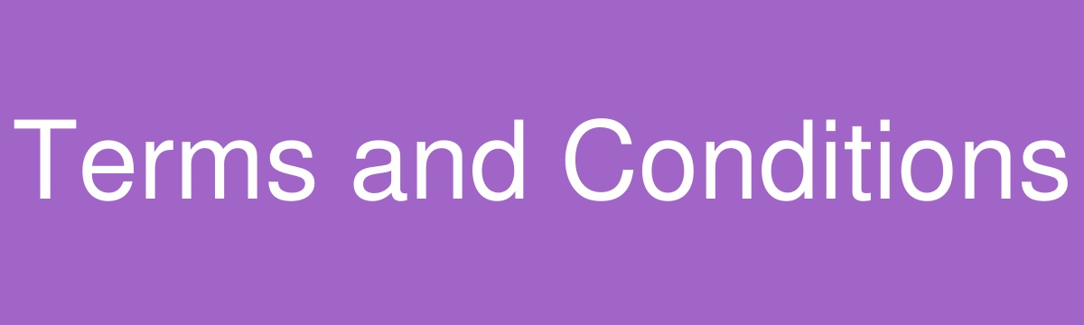 Terms and Conditions